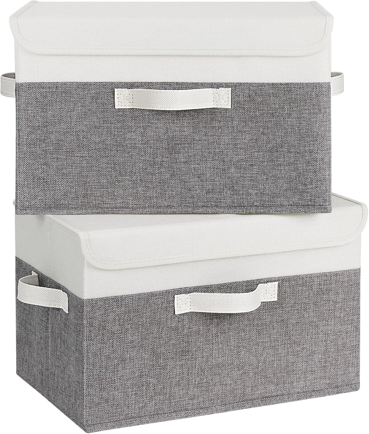 Memory Keepsake Storage Box, Fabric Storage Bins with Lids