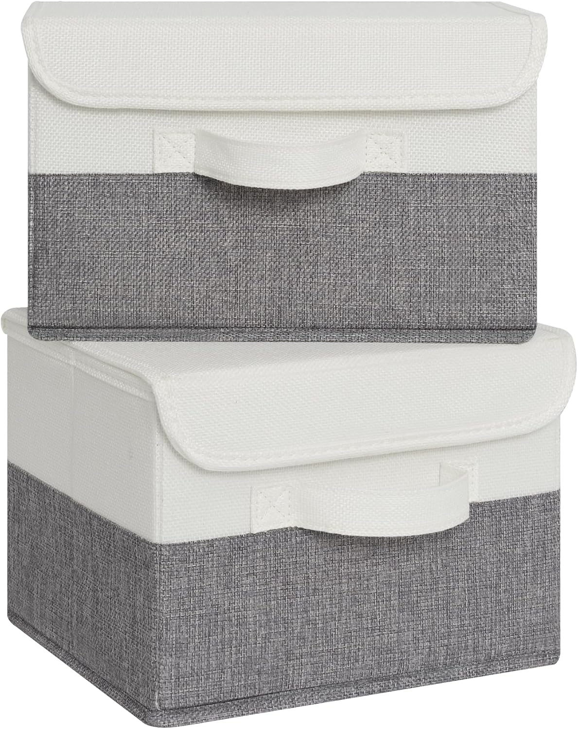 Memory Keepsake Storage Box, Fabric Storage Bins with Lids