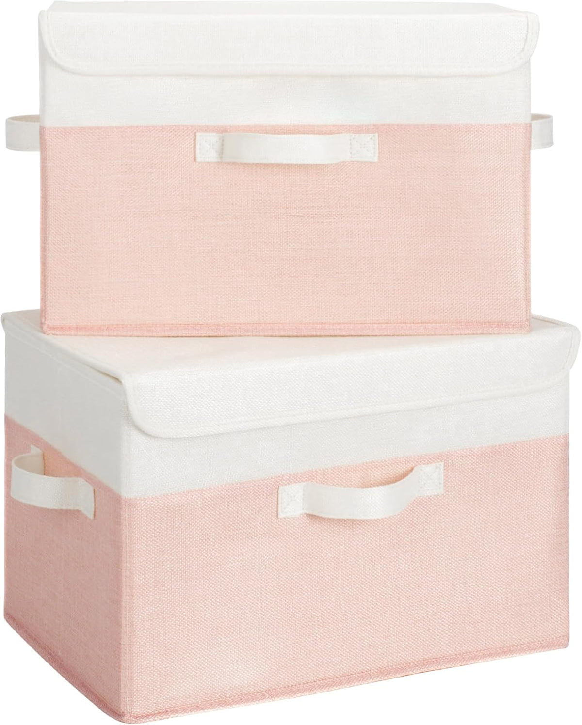 Memory Keepsake Storage Box, Fabric Storage Bins with Lids