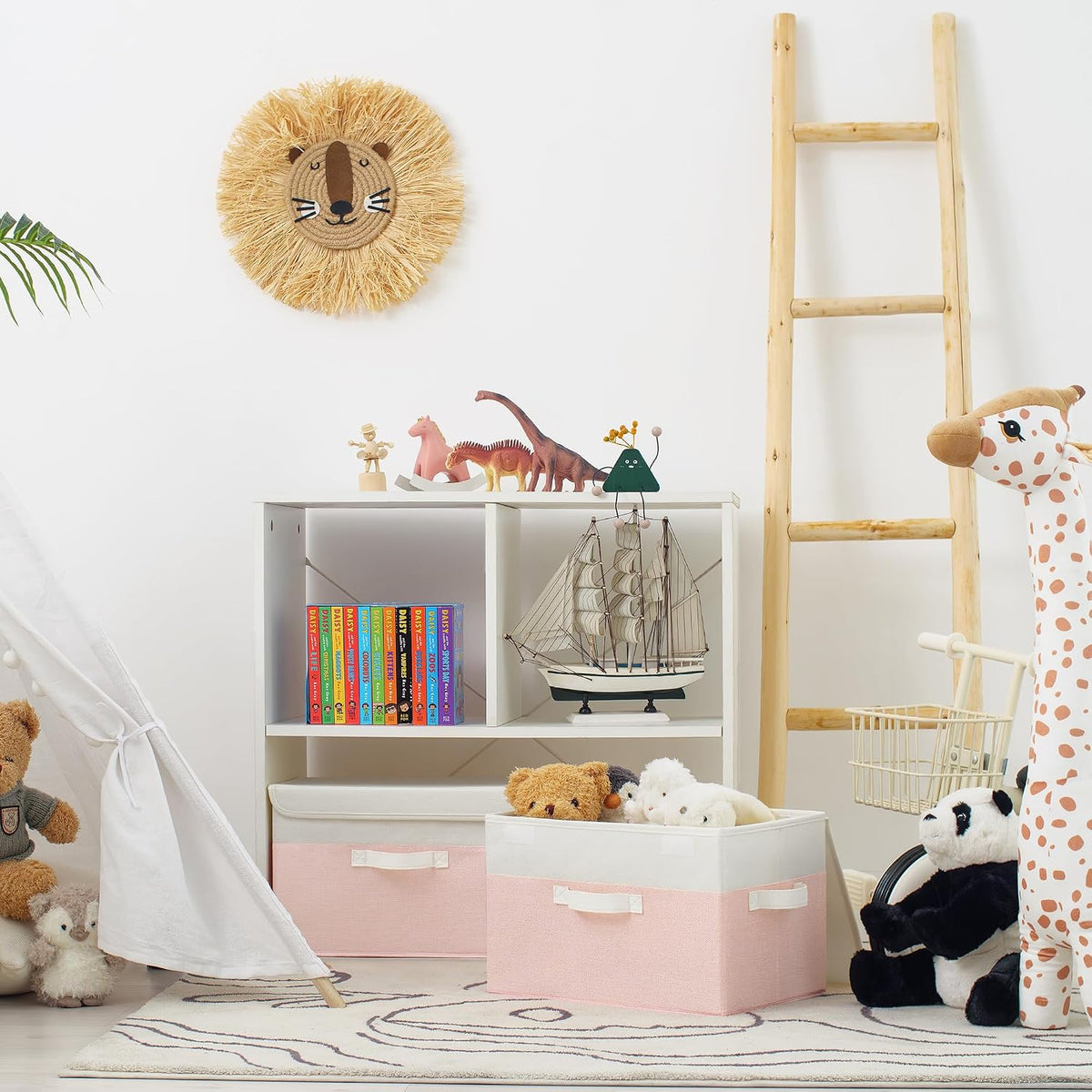 Memory Keepsake Storage Box, Fabric Storage Bins with Lids