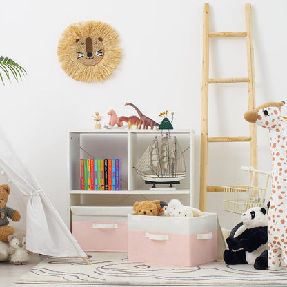 Memory Keepsake Storage Box, Fabric Storage Bins with Lids