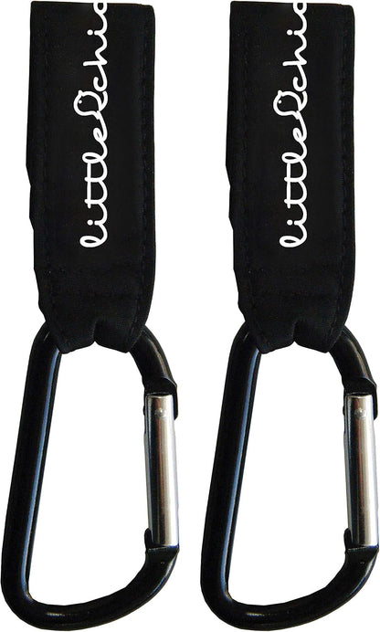 Stroller Hooks Clip Carabiner - Purse and Bag Hanger - 2 Pack - Model CK095