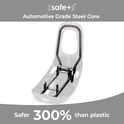 LiteClik30 RXT SafePlus Infant Car Seat and Base, Rear-Facing for Infants 4-30lbs, SafePlus Engineering, with Infant Insert, UPF 50+ Sunshade (Black Storm)