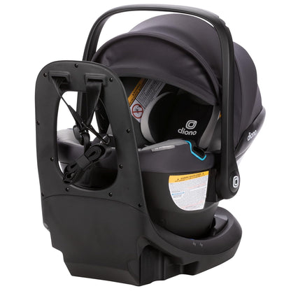 LiteClik30 RXT SafePlus Infant Car Seat and Base, Rear-Facing for Infants 4-30lbs, SafePlus Engineering, with Infant Insert, UPF 50+ Sunshade (Black Storm)