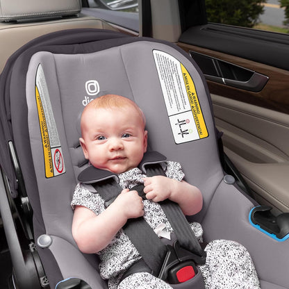 LiteClik30 RXT SafePlus Infant Car Seat and Base, Rear-Facing for Infants 4-30lbs, SafePlus Engineering, with Infant Insert, UPF 50+ Sunshade (Black Storm)