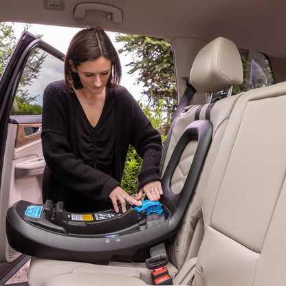 LiteClik30 RXT SafePlus Infant Car Seat and Base, Rear-Facing for Infants 4-30lbs, SafePlus Engineering, with Infant Insert, UPF 50+ Sunshade (Black Storm)