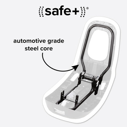 LiteClik30 RXT SafePlus Infant Car Seat and Base, Rear-Facing for Infants 4-30lbs, SafePlus Engineering, with Infant Insert, UPF 50+ Sunshade (Black Storm)