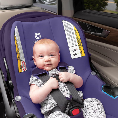 LiteClik30 RXT SafePlus Infant Car Seat and Base, Rear-Facing for Infants 4-30lbs, SafePlus Engineering, with Infant Insert, UPF 50+ Sunshade (Black Storm)