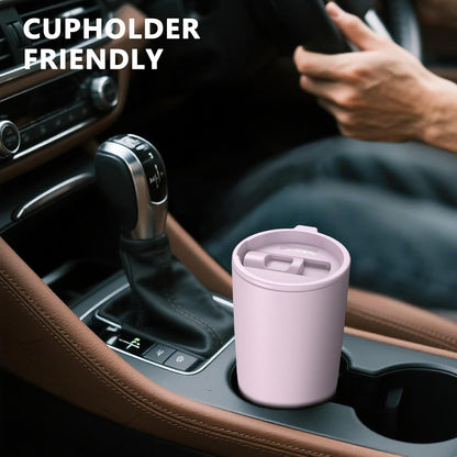 TILUCK 20 oz Insulated Coffee Tumbler with BPA-Free Lid | Travel Coffee Mug, Dishwasher Safe, Cup Holder Friendly, Double-Wall Vacuum Insulation for Hot & Cold Drinks,Matte MistyGray