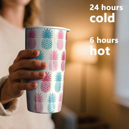 TILUCK 20 oz Insulated Coffee Tumbler with BPA-Free Lid | Travel Coffee Mug, Dishwasher Safe, Cup Holder Friendly, Double-Wall Vacuum Insulation for Hot & Cold Drinks,Matte MistyGray