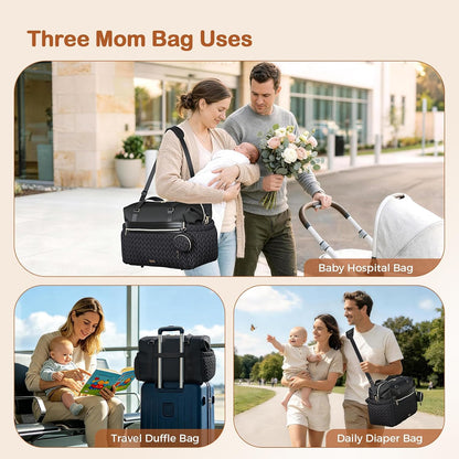 Diaper Bag Tote, Large Diaper Bags Waterproof