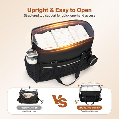 Diaper Bag Tote, Large Diaper Bags Waterproof