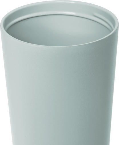 Ceramic Lined Iced Coffee Cup with Straw | 24oz, Green | Classic Signature Insulated Reusable Coffee Tumbler | Leak-Proof Silicone Straw, Silicone Base | Forest