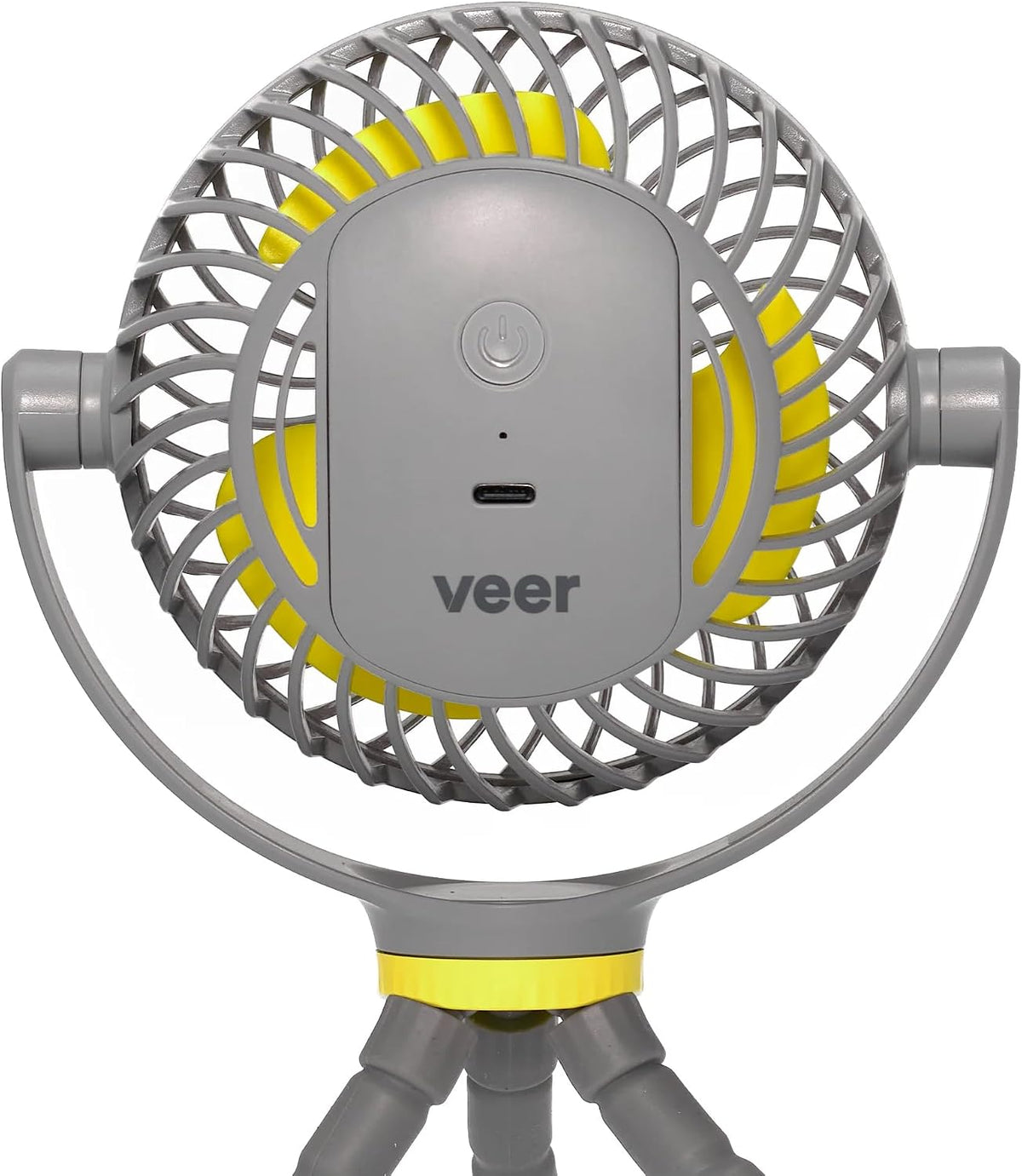 Flex Fan - Portable Baby Stroller Fan - Lightweight and Quiet 4 Speed Motor Provides Maximum Cooling and Extra Long Battery Life - 360 Degree Rotation - Baby Finger Safe