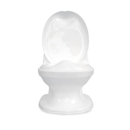 Nuby My Real Potty Training Toilet with Life-Like Flush Button and Sound - 18+ Months - White