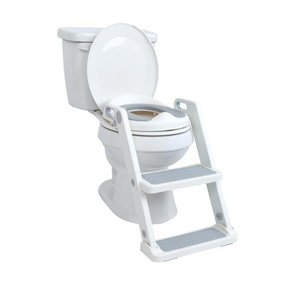 Nuby My Real Potty Training Toilet with Life-Like Flush Button and Sound - 18+ Months - White