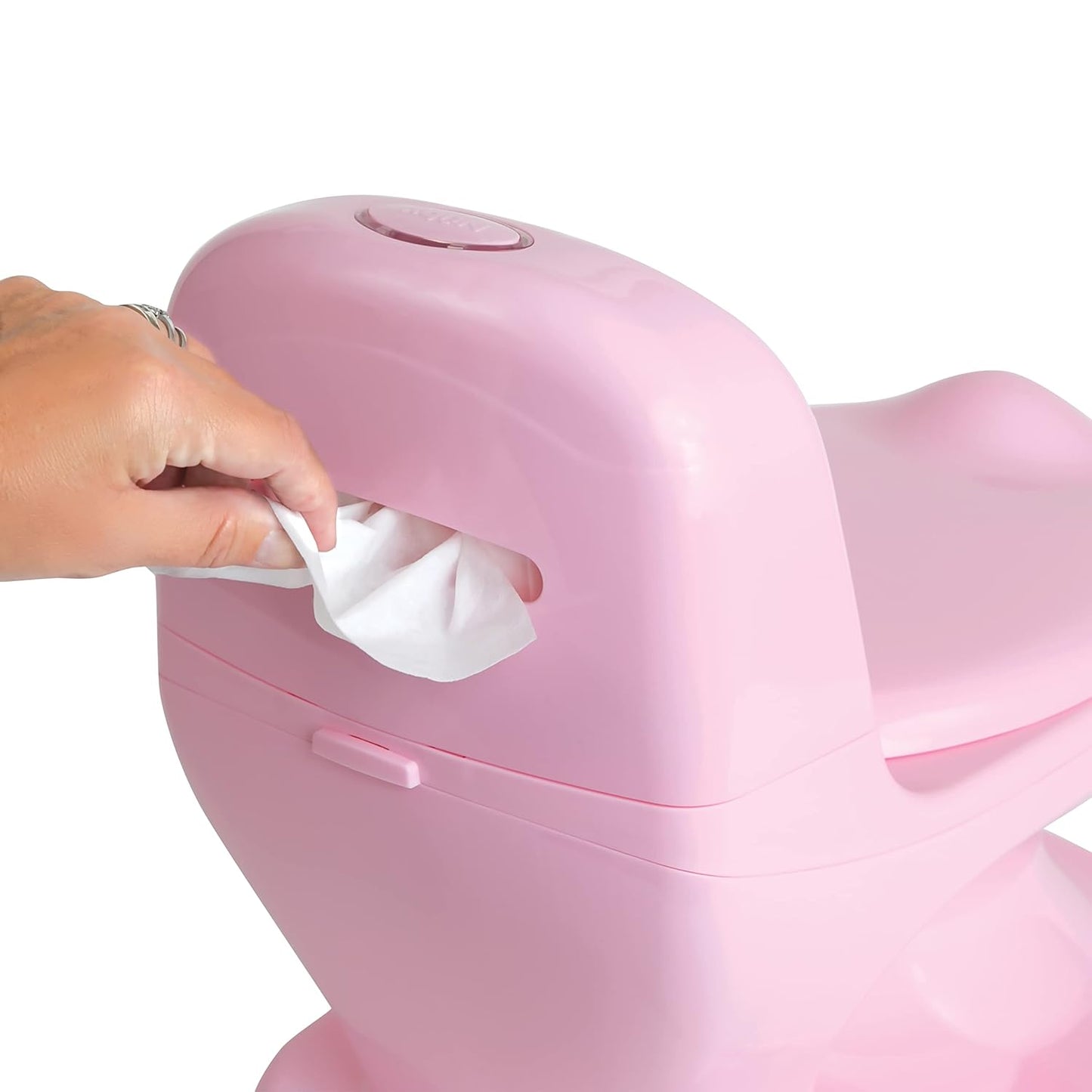 Nuby My Real Potty Training Toilet with Life-Like Flush Button and Sound - 18+ Months - White