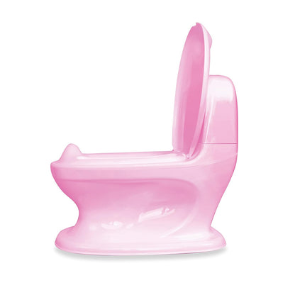 Nuby My Real Potty Training Toilet with Life-Like Flush Button and Sound - 18+ Months - White