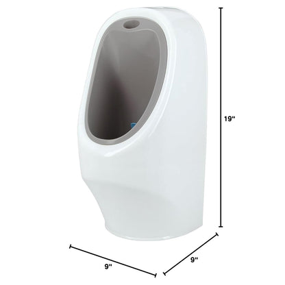 Nuby My Real Potty Training Toilet with Life-Like Flush Button and Sound - 18+ Months - White