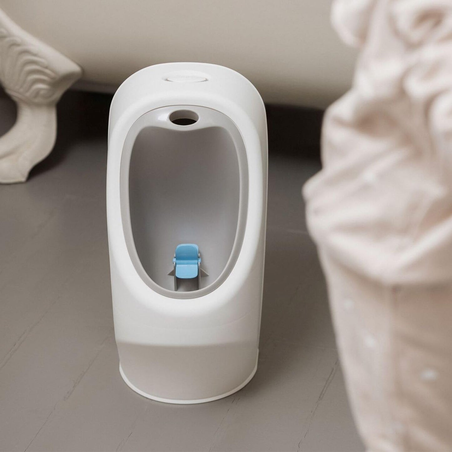 Nuby My Real Potty Training Toilet with Life-Like Flush Button and Sound - 18+ Months - White