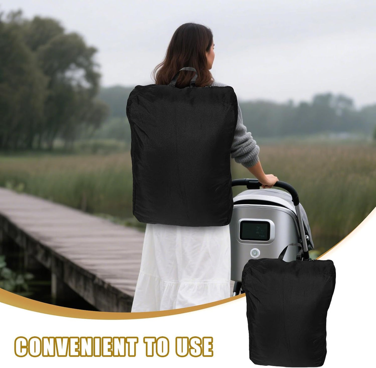 Backpack Stroller Travel Bag for Pushchair Airport Use