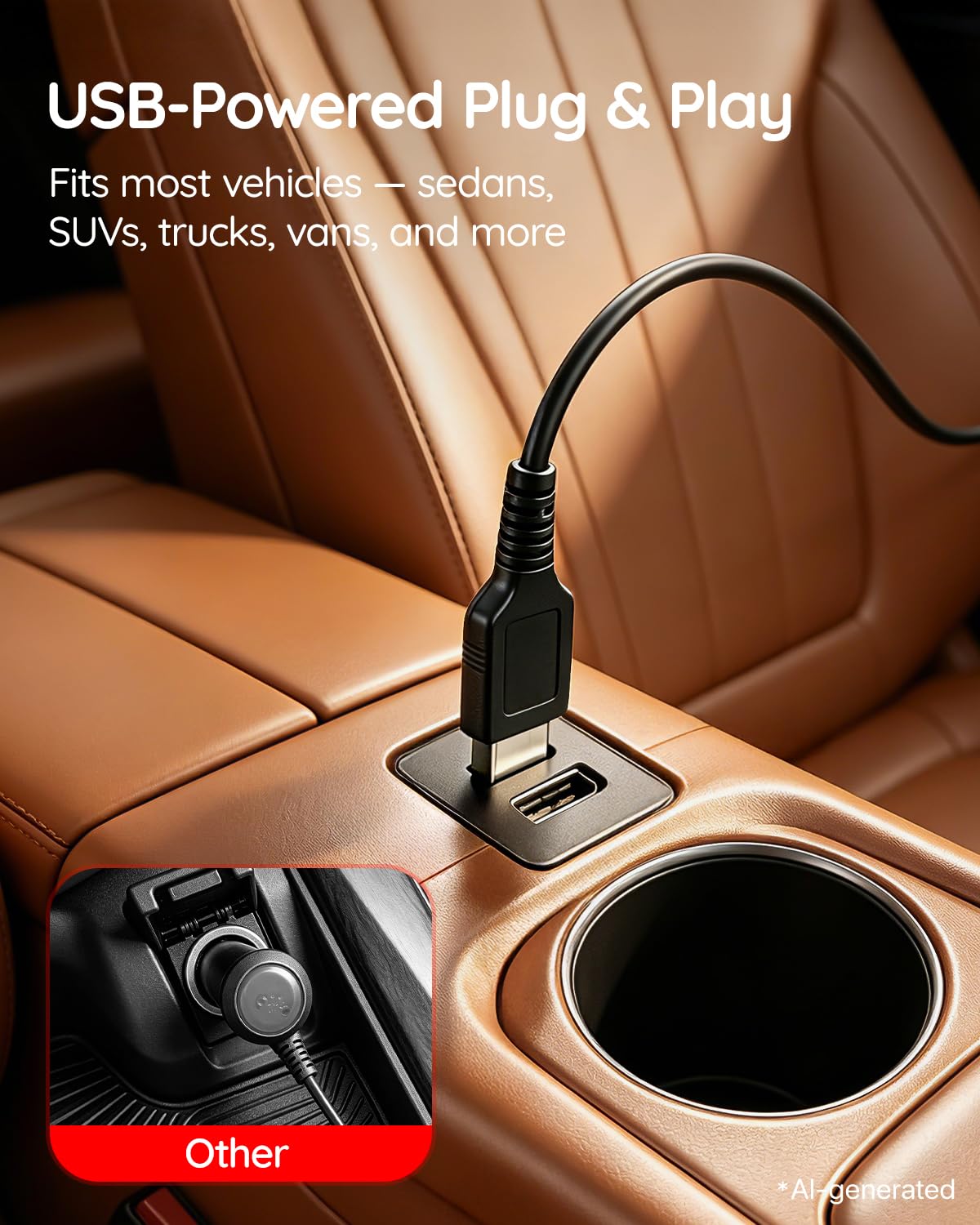 USB Baby Car Camera, Backseat Monitor Car Seat Mirror