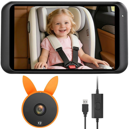 USB Baby Car Camera, Backseat Monitor Car Seat Mirror