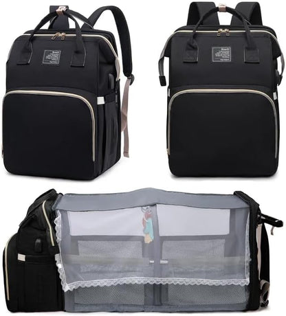 Diaper Bag Backpack with Changing Station, 25L Large Capacity