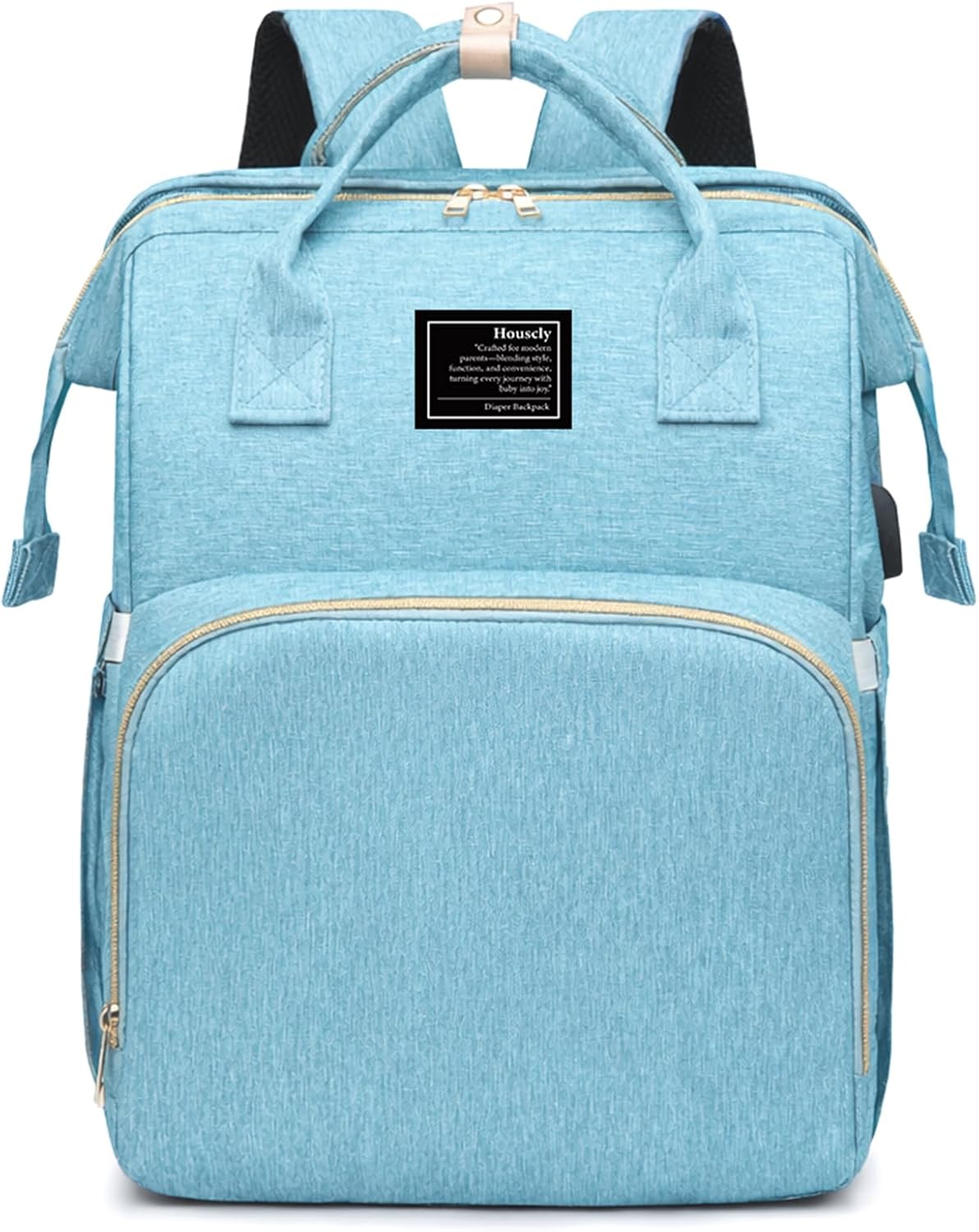 Diaper Bag Backpack with Changing Station, 25L Large Capacity