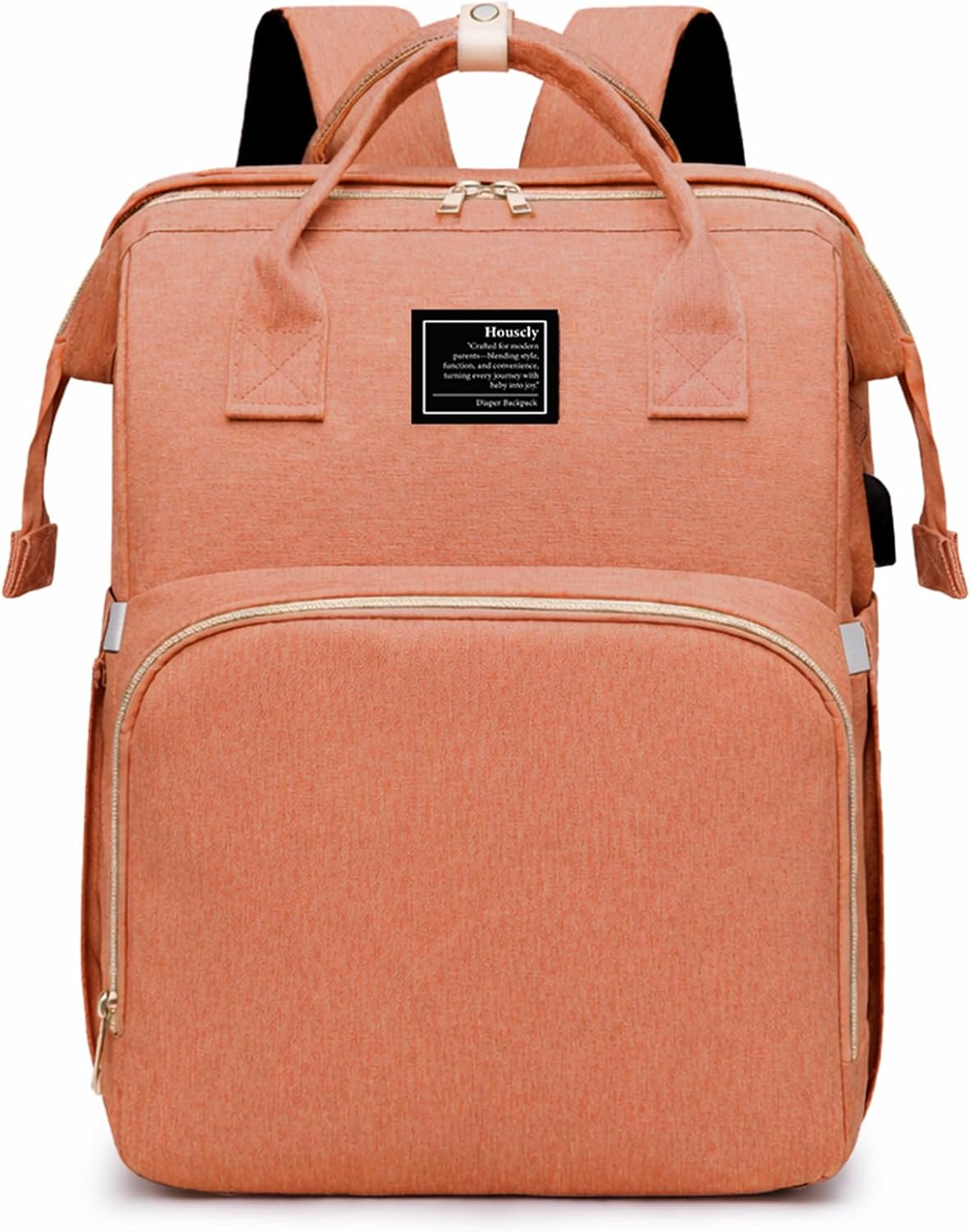 Diaper Bag Backpack with Changing Station, 25L Large Capacity