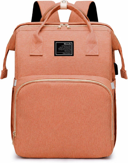 Diaper Bag Backpack with Changing Station, 25L Large Capacity