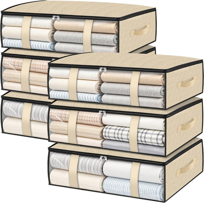 Under Bed Storage Bags, 40L, Gray
