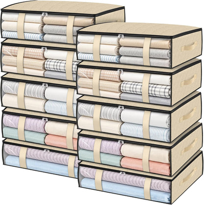 Under Bed Storage Bags, 40L, Gray