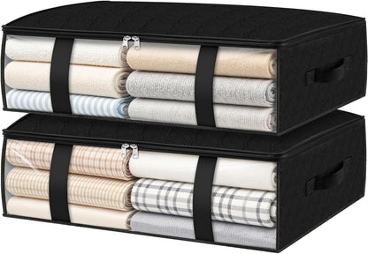 Under Bed Storage Bags, 40L, Gray