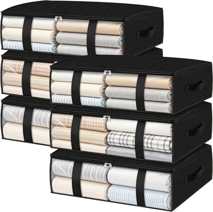 Under Bed Storage Bags, 40L, Gray