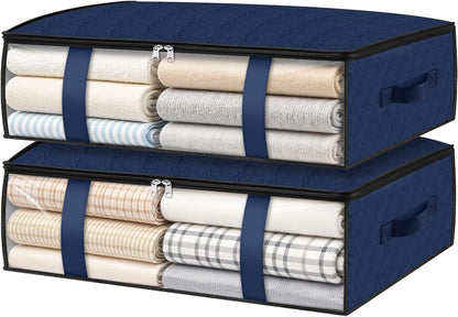 Under Bed Storage Bags, 40L, Gray