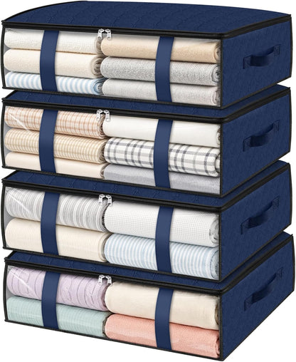 Under Bed Storage Bags, 40L, Gray