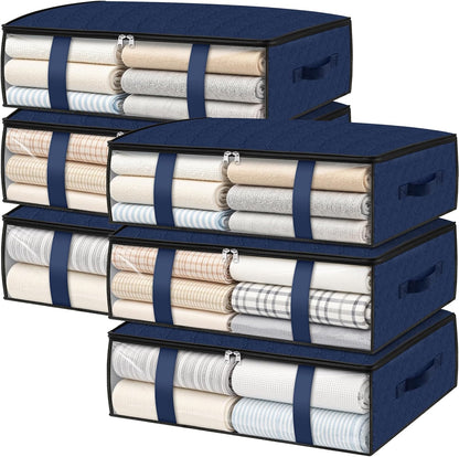 Under Bed Storage Bags, 40L, Gray