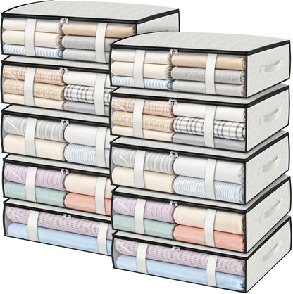 Under Bed Storage Bags, 40L, Gray