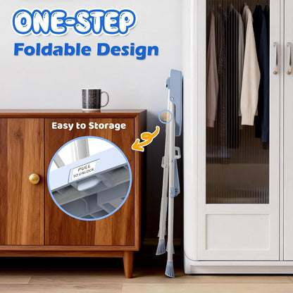 Kids 2 Steps Step Stool, Foldable Toddler Tower with Safety Railing