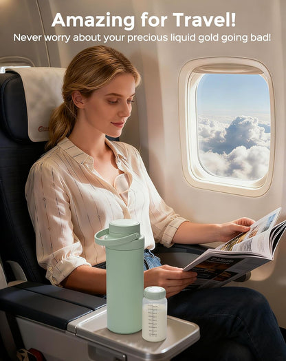 22oz Breast Milk Cooler Bottle, 24H Ice-Free Cooling