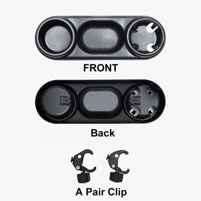 Stroller Snack Tray, Universal Stroller Cup Holder with Snack Tray