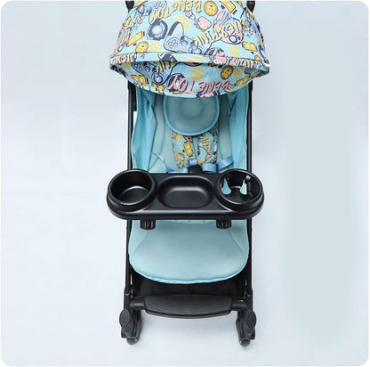 Stroller Snack Tray, Universal Stroller Cup Holder with Snack Tray