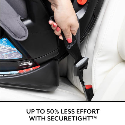 All4Stages Slim Plus Canopy 4-in-1 Convertible Car Seat (Baker Gray)