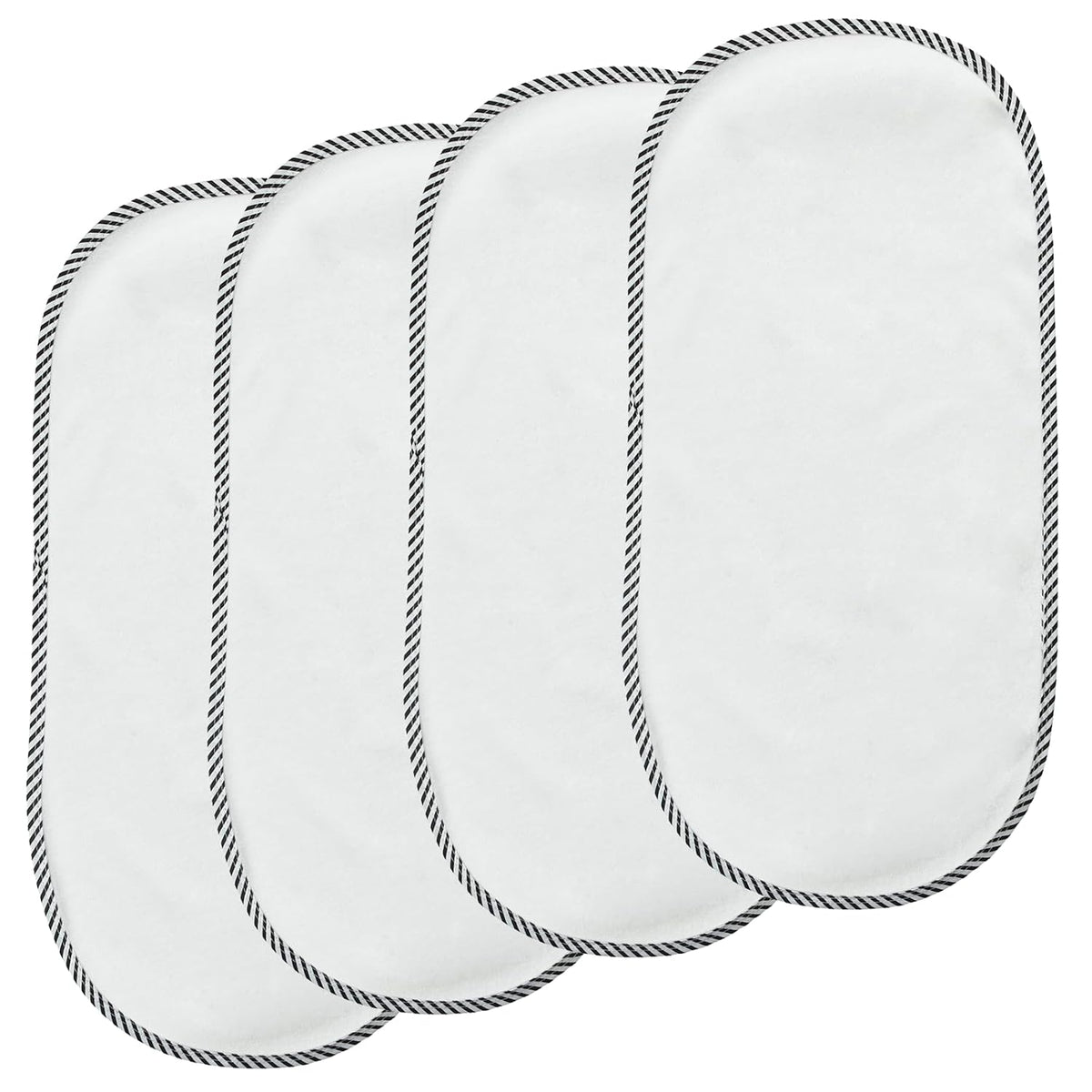 4 Pack Baby Changing Pad Liners, Waterproof Diaper Underpads
