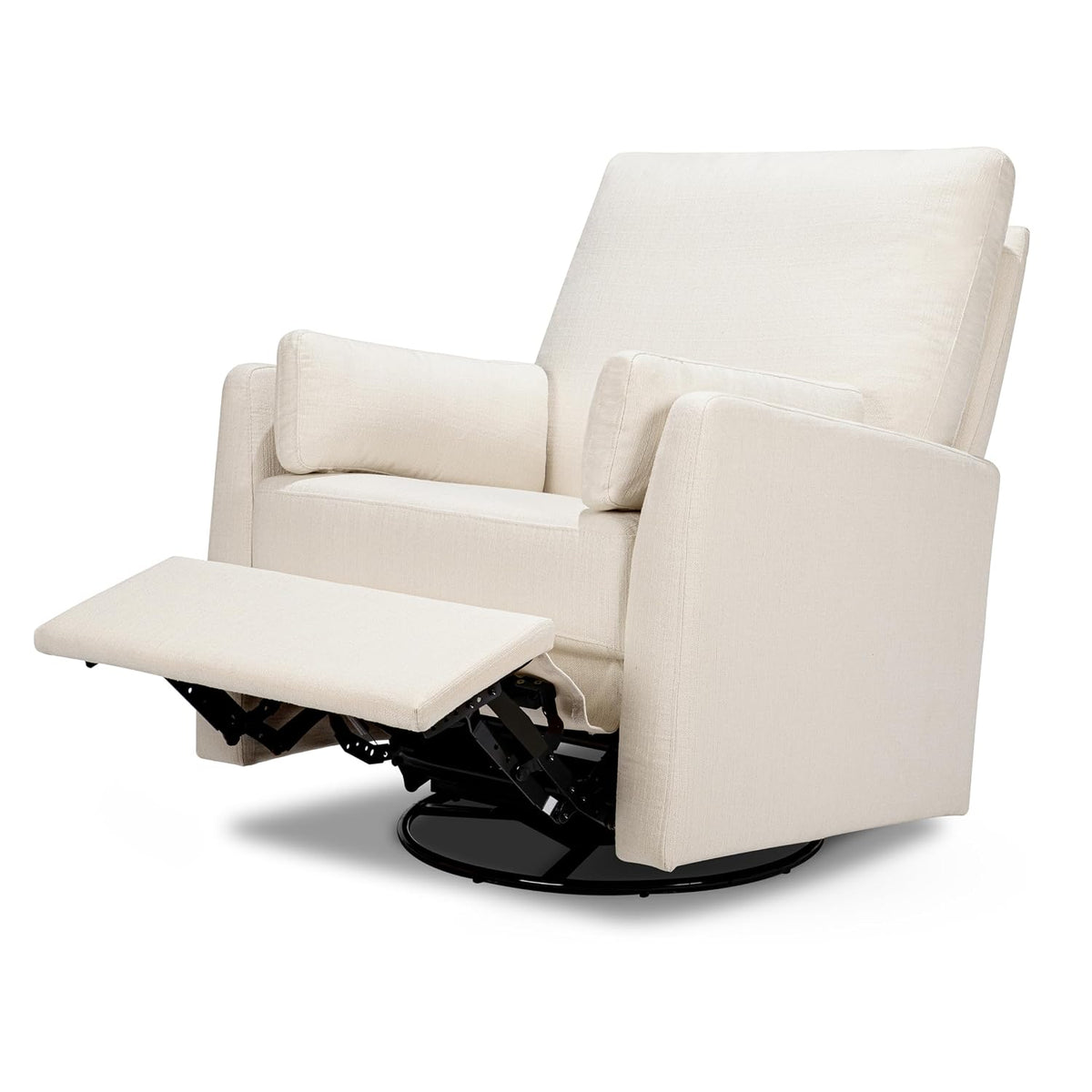 Carter's Ethan Swivel Recliner in Performance Forest Green Linen, GREENGUARD Gold & CertiPUR-US® Certified