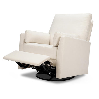 Carter's Ethan Swivel Recliner in Performance Forest Green Linen, GREENGUARD Gold & CertiPUR-US® Certified