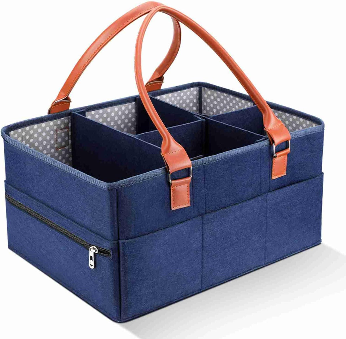 Baby Diaper Caddy Organizer, Baby Diaper Caddy Organizer Large Portable Nappy Storage Basket Personality Detachable Divider