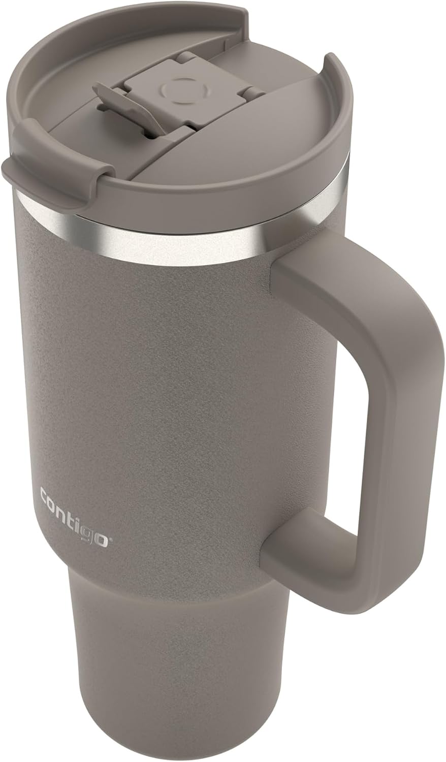 Streeterville 30oz Tumbler, Stainless Steel Vacuum Insulated, Leak-Proof, Cold for 29 Hours, Fits in cupholders, Licorice
