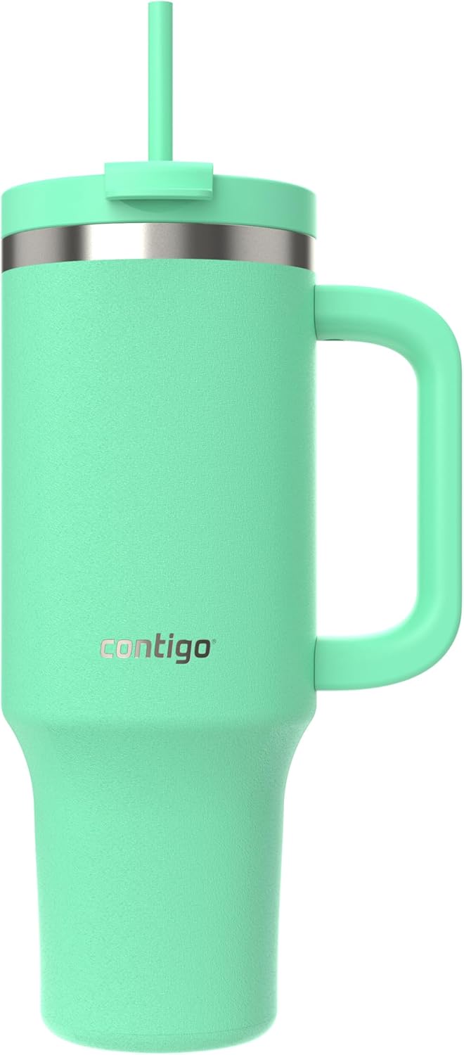 Streeterville 30oz Tumbler, Stainless Steel Vacuum Insulated, Leak-Proof, Cold for 29 Hours, Fits in cupholders, Licorice